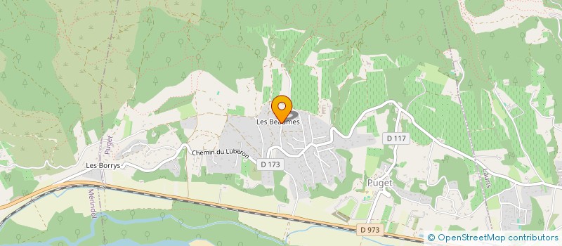 localisation de l'entreprise MADAME HELENE MONIQUE BOREL  PUGET