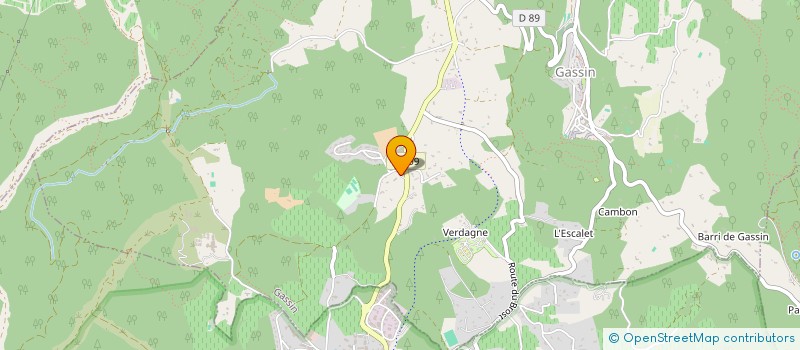 localisation de l'entreprise MADAME HELENE MONTANARD  GASSIN