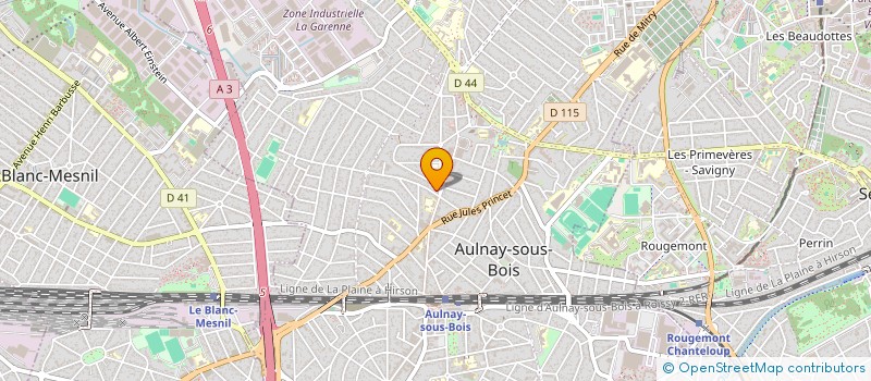 localisation de l'entreprise MADAME HELENE MONTOUT à AULNAY-SOUS-BOIS