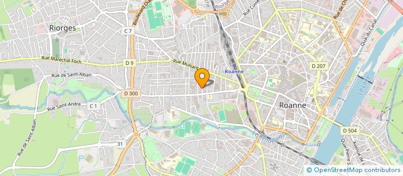 localisation de l'entreprise MADAME HELENE MORANT-CASTILLO à ROANNE