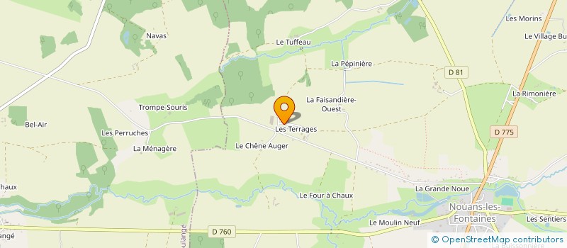 localisation de l'entreprise MADAME HELENE MOREAU  CHEMILLE SUR INDROIS