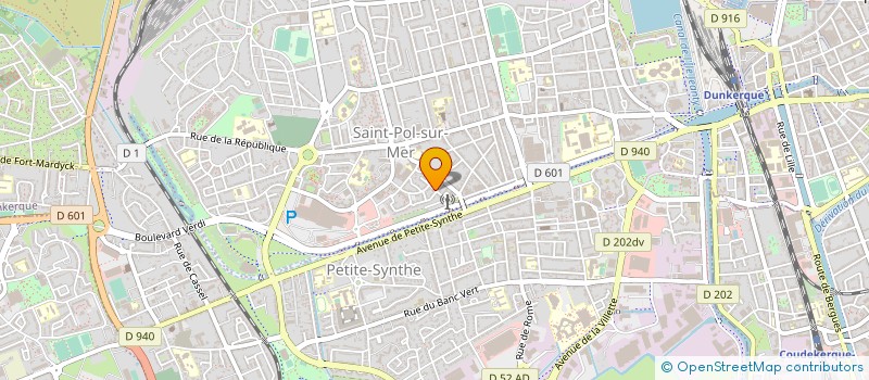 localisation de l'entreprise MADAME HELENE MOREAU à DUNKERQUE