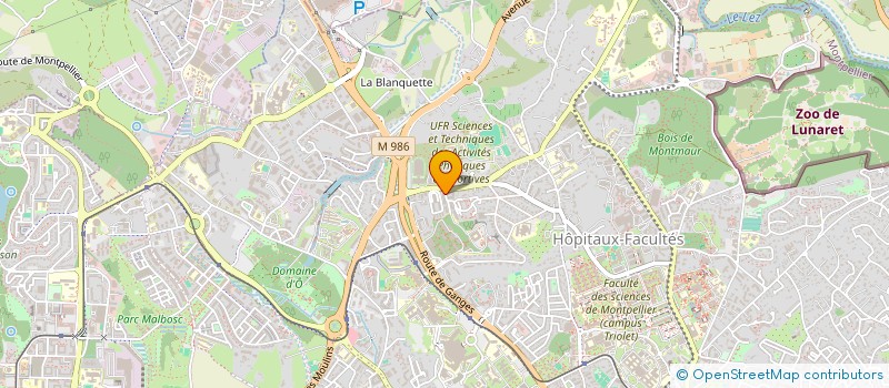 localisation de l'entreprise MADAME HELENE MOREAU à MONTPELLIER