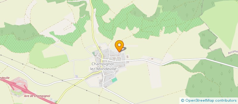 localisation de l'entreprise MADAME HELENE MOREL  CHAMPIGNOL-LEZ-MONDEVILLE