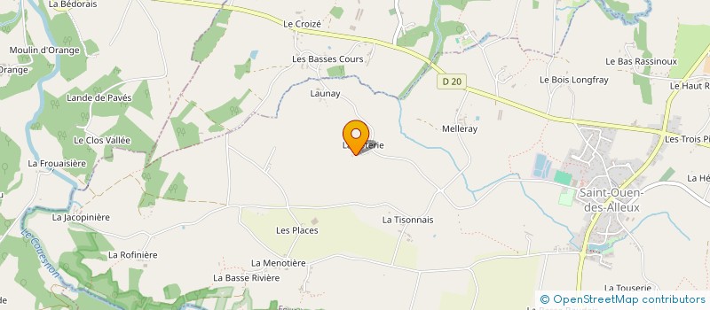 localisation de l'entreprise MADAME HELENE MORESCHI  SAINT-OUEN-DES-ALLEUX