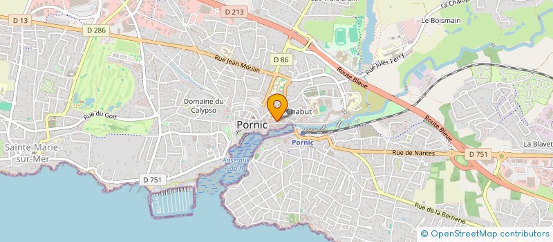 localisation de l'entreprise MADAME HELENE MORICEAU  PORNIC