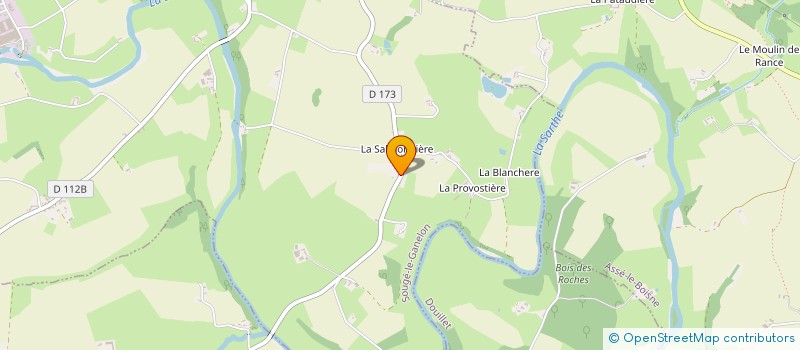 localisation de l'entreprise MADAME HELENE MORIN  SOUGE LE GANELON