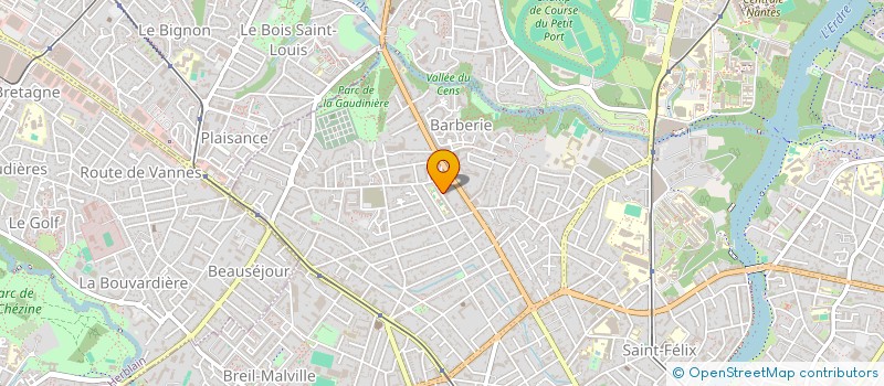 localisation de l'entreprise MADAME HELENE MORINEAU  NANTES