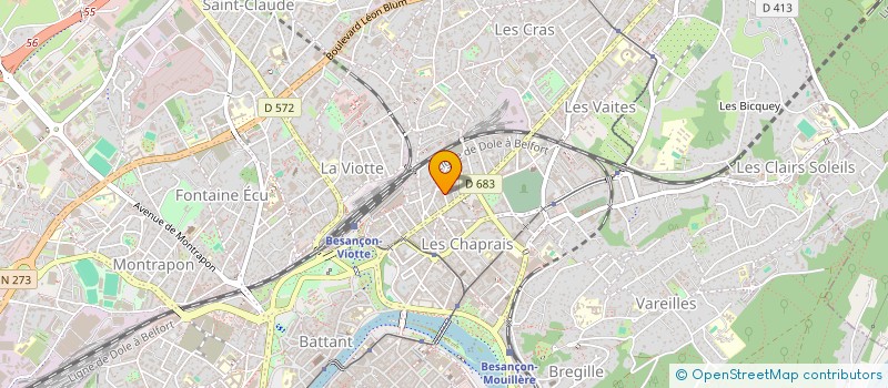 localisation de l'entreprise MADAME HELENE MOUGE  DANNEMARIE-SUR-CRETE