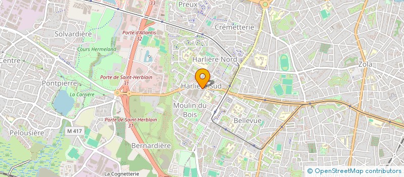 localisation de l'entreprise MADAME HELENE MOUNIER à SAINT-HERBLAIN