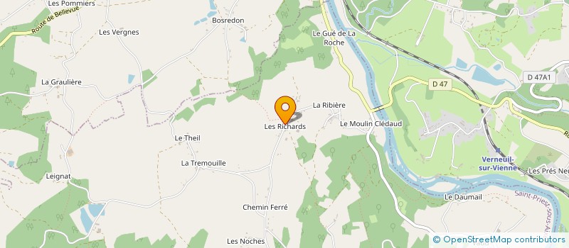 localisation de l'entreprise MADAME HELENE MOUTY à SAINT-PRIEST-SOUS-AIXE