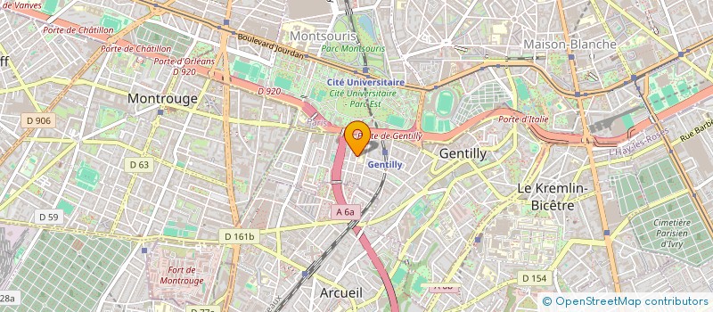 localisation de l'entreprise MADAME HELENE MUGOT à GENTILLY