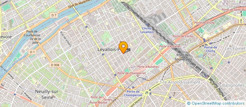 localisation de l'entreprise MADAME HELENE MYON à LEVALLOIS-PERRET