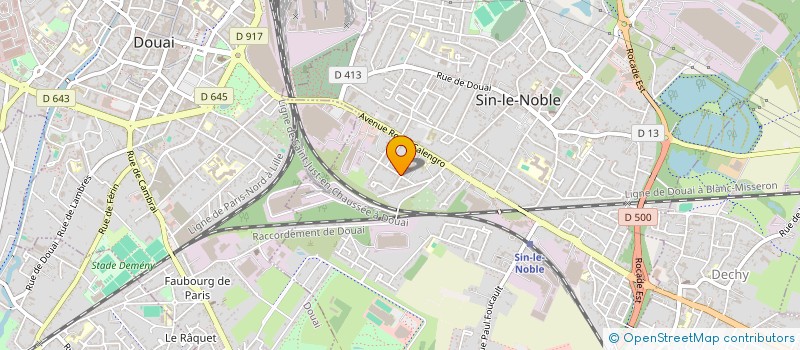 localisation de l'entreprise MADAME HELENE NAEGELEN  SIN-LE-NOBLE