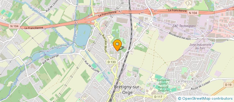 localisation de l'entreprise MADAME HELENE NGO  BRETIGNY-SUR-ORGE