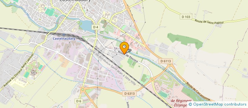 localisation de l'entreprise MADAME HELENE NICOPULOS  CASTELNAUDARY