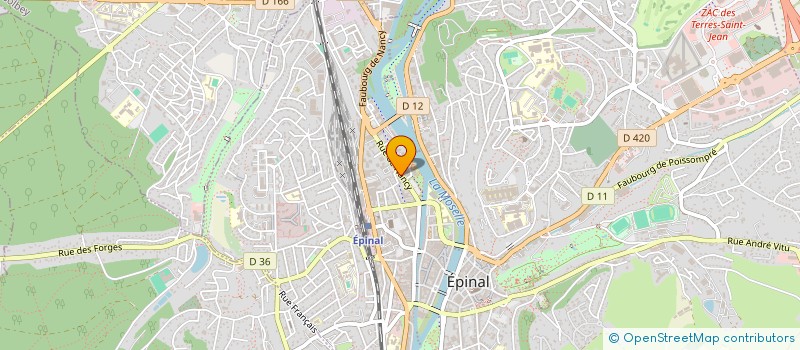 localisation de l'entreprise MADAME HELENE NICOT  EPINAL