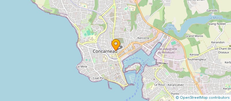 localisation de l'entreprise MADAME HELENE NIGER à CONCARNEAU