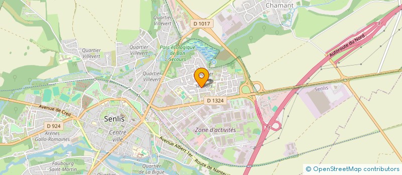 localisation de l'entreprise MADAME HELENE NISIOLECK  SENLIS