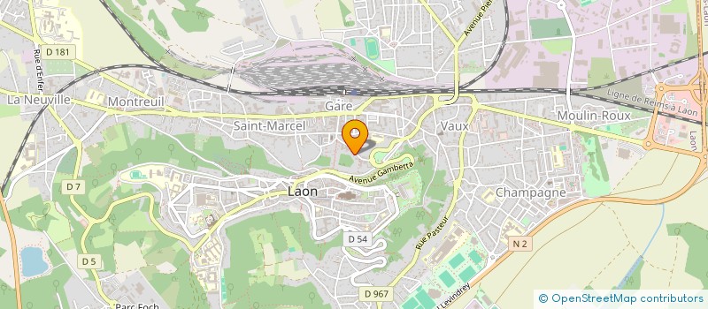 localisation de l'entreprise MADAME HELENE NIVOIX à LAON