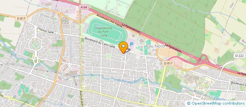 localisation de l'entreprise MADAME HELENE NJANGUELETODU  PAU