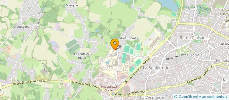 localisation de l'entreprise MADAME HELENE NOCARA à SAINT-NAZAIRE