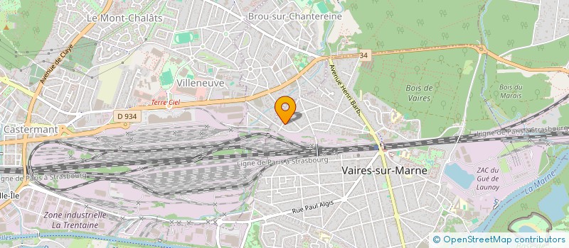 localisation de l'entreprise MADAME HELENE NOUZILLE  VAIRES-SUR-MARNE