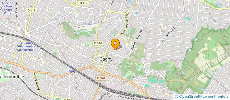 localisation de l'entreprise MADAME HELENE NOVIER  GAGNY