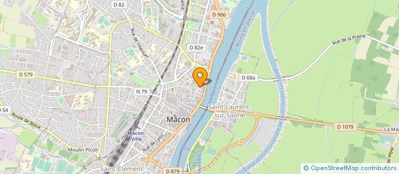 localisation de l'entreprise MADAME HELENE NUGUE à MACON