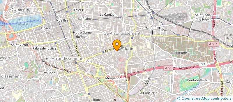 localisation de l'entreprise MADAME HELENE OLLIER à MARSEILLE