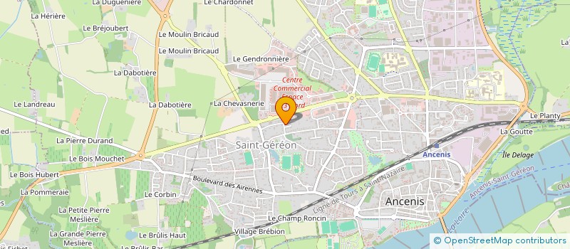 localisation de l'entreprise MADAME HELENE OLLIVIER à ANCENIS-SAINT-GEREON