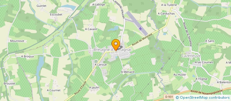 localisation de l'entreprise MADAME HELENE OLYMPE  CAMPAGNE D'ARMAGNAC