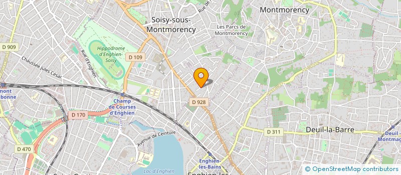 localisation de l'entreprise MADAME HELENE OPET  SOISY-SOUS-MONTMORENCY