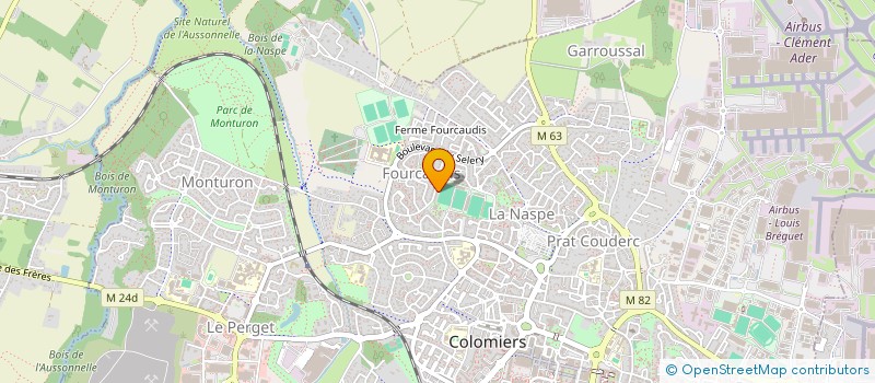 localisation de l'entreprise MADAME HELENE ORTEGA à COLOMIERS