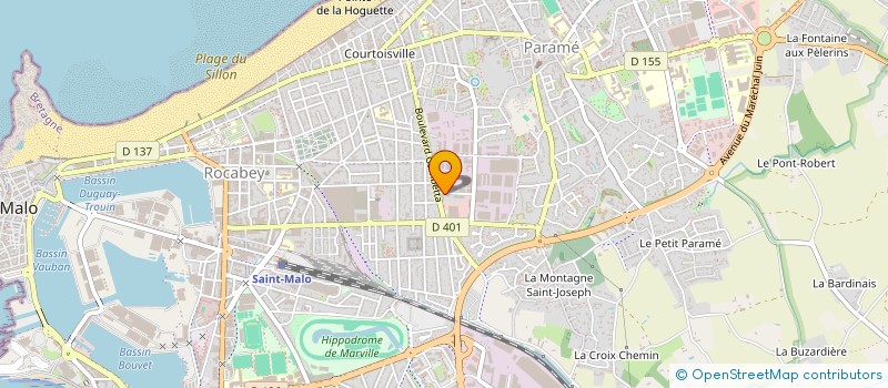 localisation de l'entreprise MADAME HELENE OUABDELKADER  SAINT-MALO