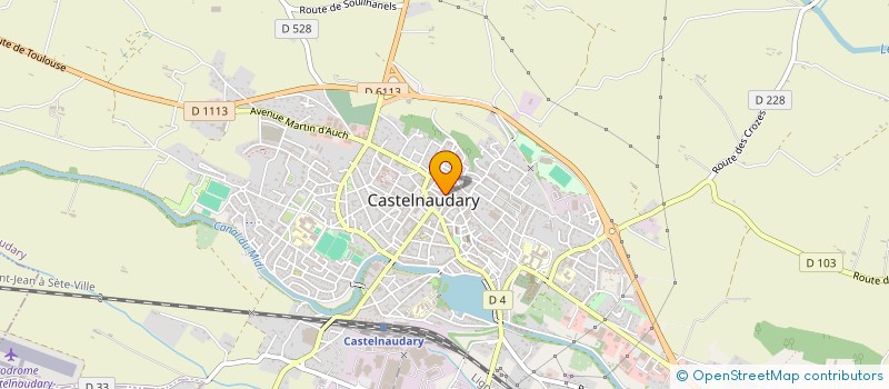 localisation de l'entreprise MADAME HELENE PAEZ  CASTELNAUDARY