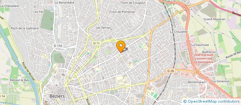 localisation de l'entreprise MADAME HELENE PALAU à BEZIERS
