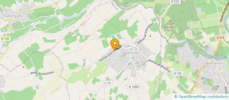 localisation de l'entreprise MADAME HELENE PANTALEON  SAUSSINES