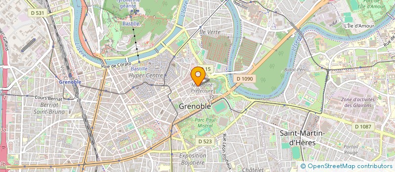 localisation de l'entreprise MADAME HELENE PAQUET à GRENOBLE