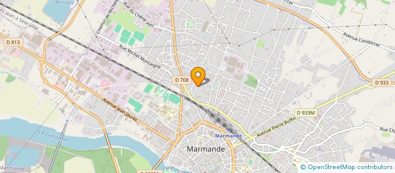 localisation de l'entreprise MADAME HELENE PARADELLE  MARMANDE