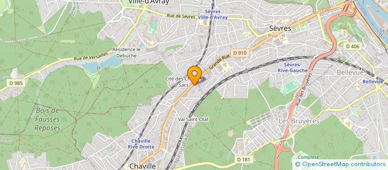 localisation de l'entreprise MADAME HELENE PARANT à CHAVILLE