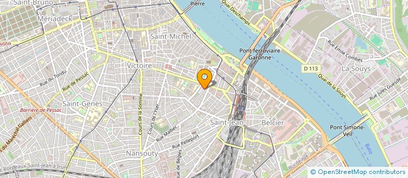 localisation de l'entreprise MADAME HELENE PARRIEL  BORDEAUX