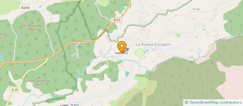 localisation de l'entreprise MADAME HELENE PASCAL  LA ROQUE-ESCLAPON