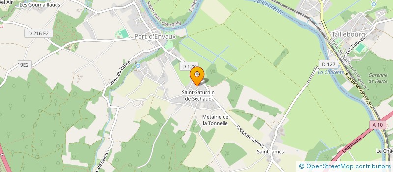 localisation de l'entreprise MADAME HELENE PASQUET  PORT-D'ENVAUX