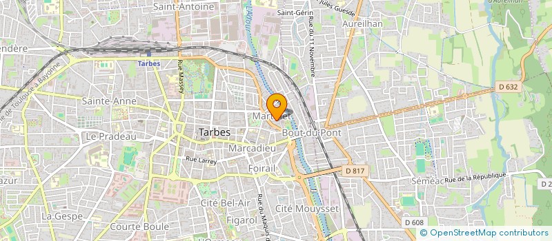 localisation de l'entreprise MADAME HELENE PASTOR  TARBES