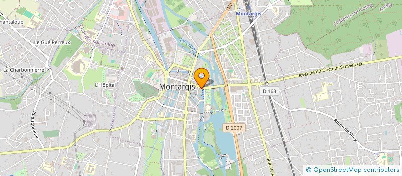 localisation de l'entreprise MADAME HELENE PAVAGEAU à MONTARGIS