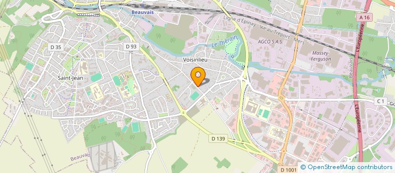 localisation de l'entreprise MADAME HELENE PAYEN  BEAUVAIS