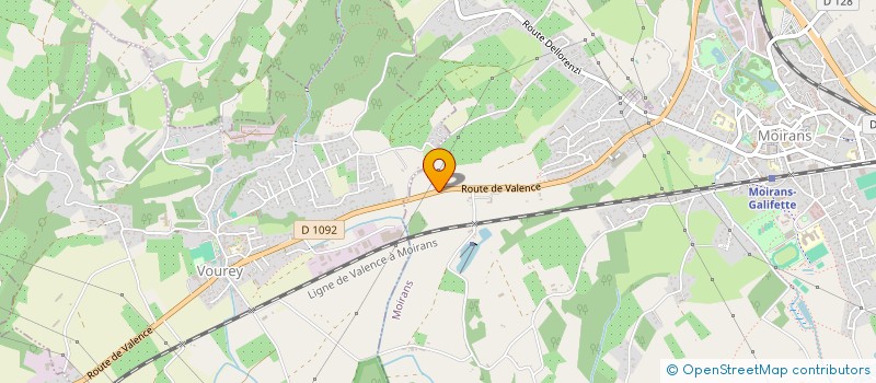 localisation de l'entreprise MADAME HELENE PAYSAN-MAYET  MOIRANS