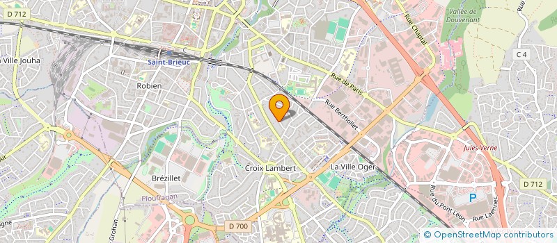 localisation de l'entreprise MADAME HELENE PEDRON à SAINT-BRIEUC