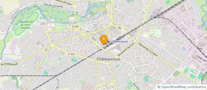 localisation de l'entreprise MADAME HELENE PEDRON à CHATEAUROUX